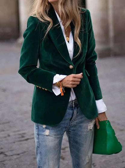 Elegant Solid Color Coat - 2026 Winter Collection Classic Outerwear – Minimal Elegance | The Simple Co – Outerwear, minimalist style, quiet luxury aesthetic, modern essential – The Simple Co.