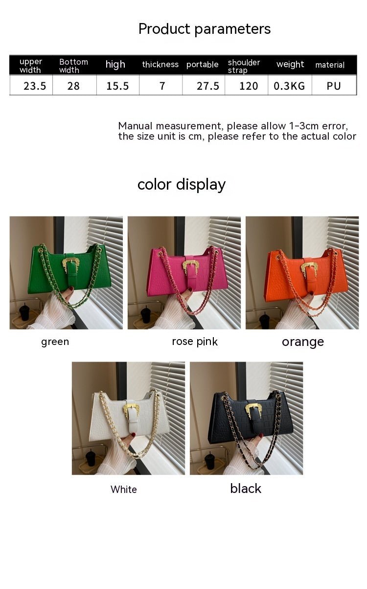 Fashion Simple Chain Fashion Bag – Minimal Elegance | The Simple Co – Practical cottage, minimalist style, quiet luxury aesthetic, modern essential – The Simple Co.