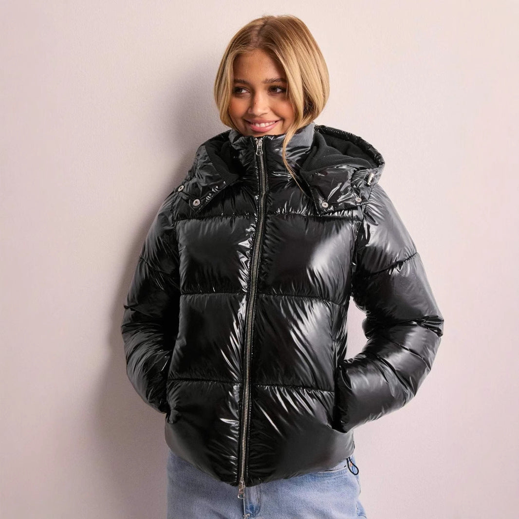 Women's Hooded Cotton Padded Jacket Casual