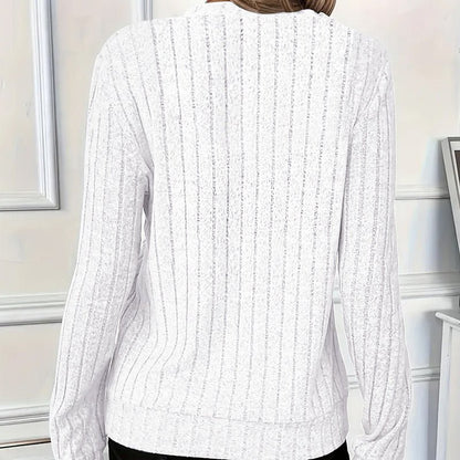Half - Zip Knit Sweater – Minimal Elegance | The Simple Co – Practical cottage, minimalist style, quiet luxury aesthetic, modern essential – The Simple Co.