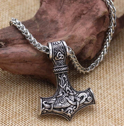 Hammer Necklace Stainless Steel Necklace – Minimal Elegance | The Simple Co – , minimalist style, quiet luxury aesthetic, modern essential – The Simple Co.