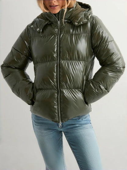 Hooded Cotton Padded Jacket Casual – Minimal Elegance | The Simple Co – Practical cottage, minimalist style, quiet luxury aesthetic, modern essential – The Simple Co.
