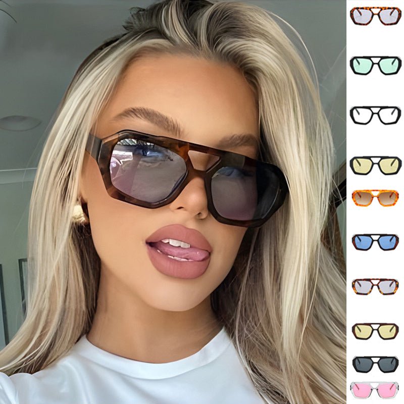 Ins Big Frame Leopard Sunglasses Summer – Minimal Elegance | The Simple Co – Practical cottage, minimalist style, quiet luxury aesthetic, modern essential – The Simple Co.