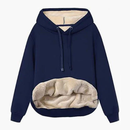 Lamb Fleece Hooded Sweatshirt Jacket - 2026 Winter Collection Warm Sports Jacket – Minimal Elegance | The Simple Co – Practical cottage, minimalist style, quiet luxury aesthetic, modern essential – The Simple Co.