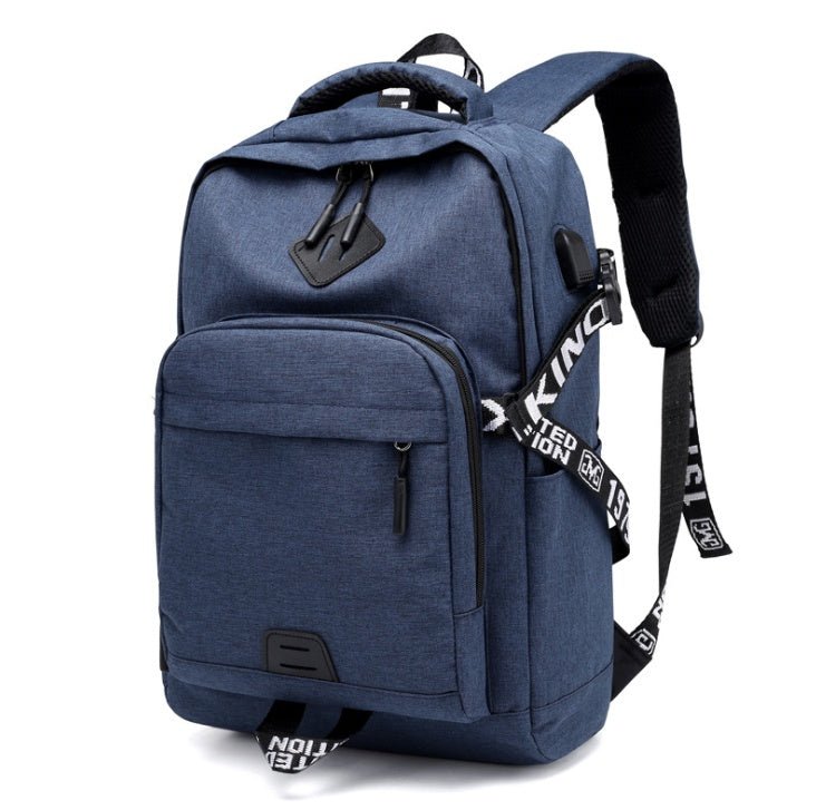 Laptop Backpack USB Charge Backpacks – Minimal Elegance | The Simple Co – Practical cottage, minimalist style, quiet luxury aesthetic, modern essential – The Simple Co.