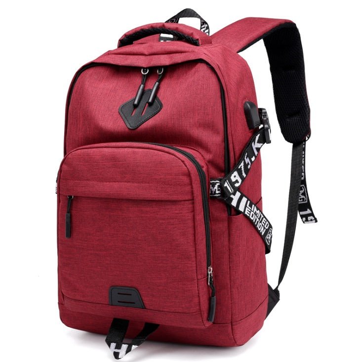 Laptop Backpack USB Charge Backpacks – Minimal Elegance | The Simple Co – Practical cottage, minimalist style, quiet luxury aesthetic, modern essential – The Simple Co.