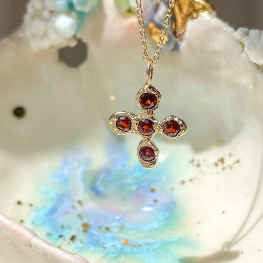 Light Luxury Floral Cross Pendant Zircon Necklace - Delicate Design – Minimal Elegance | The Simple Co – Necklaces (Minimalist / Statement / Unis, minimalist style, quiet luxury aesthetic, modern essential – The Simple Co.