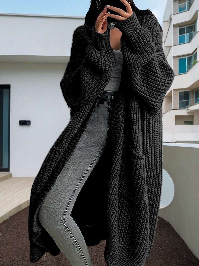 Long Knitted Cardigan – Minimal Elegance | The Simple Co – Practical cottage, minimalist style, quiet luxury aesthetic, modern essential – The Simple Co.