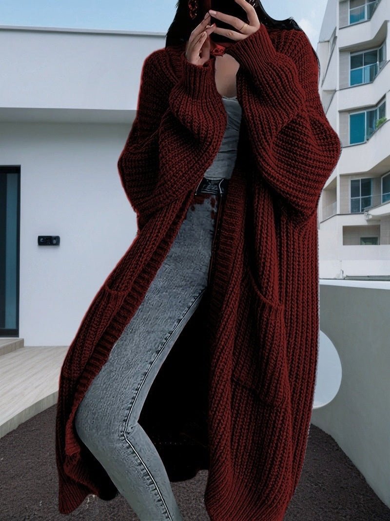 Long Knitted Cardigan – Minimal Elegance | The Simple Co – Practical cottage, minimalist style, quiet luxury aesthetic, modern essential – The Simple Co.