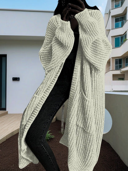 Long Knitted Cardigan – Minimal Elegance | The Simple Co – Practical cottage, minimalist style, quiet luxury aesthetic, modern essential – The Simple Co.