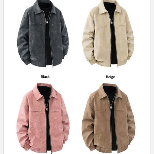Men's American Vintage Solid Color Lapel Jacket – Minimal Elegance | The Simple Co – Men's Outerwear, minimalist style, quiet luxury aesthetic, modern essential – The Simple Co.