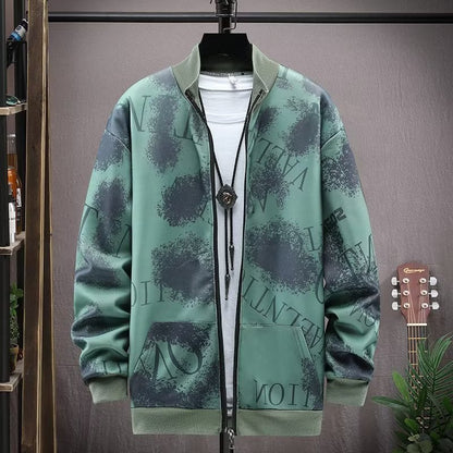 Men's Camouflage Coat Men's Zipped Stand – Minimal Elegance | The Simple Co – Practical cottage, minimalist style, quiet luxury aesthetic, modern essential – The Simple Co.