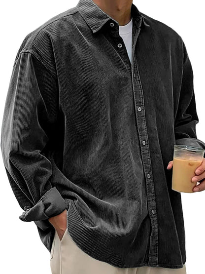 Men's Casual Loose Thick Shirt Jacket - Autumn Winter Overshirt – Minimal Elegance | The Simple Co – 2合1 矽膠洗臉刷 2 in 1 Silicone Facial Cleansi, minimalist style, quiet luxury aesthetic, modern essential – The Simple Co.