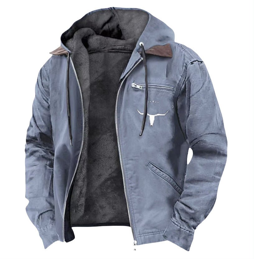 Men's Casual Retro Hooded Jacket Vintage Style Coat – Minimal Elegance | The Simple Co – Men's Outerwear, minimalist style, quiet luxury aesthetic, modern essential – The Simple Co.