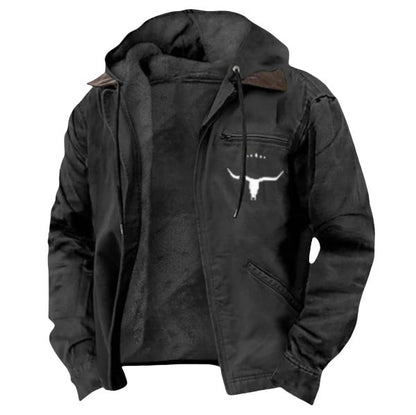 Men's Casual Retro Hooded Jacket Vintage Style Coat – Minimal Elegance | The Simple Co – Men's Outerwear, minimalist style, quiet luxury aesthetic, modern essential – The Simple Co.