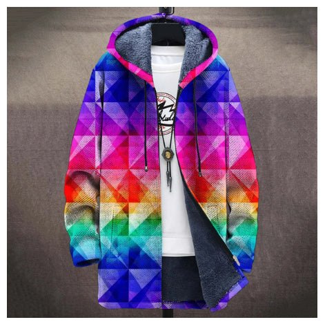 Men's Long 3D Digital Print Cloak Jacket Statement Outerwear – Minimal Elegance | The Simple Co – Men's Outerwear, minimalist style, quiet luxury aesthetic, modern essential – The Simple Co.
