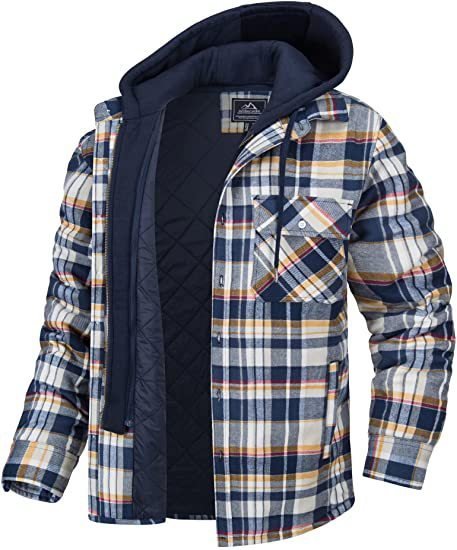 Men's Plaid Hooded Coat Winter Warm – Minimal Elegance | The Simple Co – 派克大衣, minimalist style, quiet luxury aesthetic, modern essential – The Simple Co.