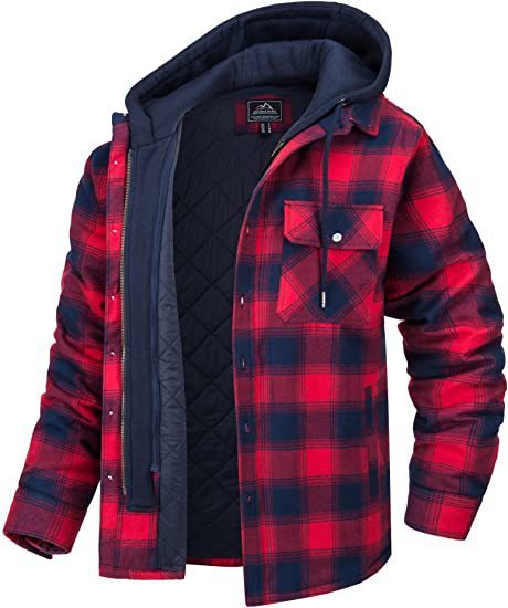 Men's Plaid Hooded Coat Winter Warm – Minimal Elegance | The Simple Co – 派克大衣, minimalist style, quiet luxury aesthetic, modern essential – The Simple Co.