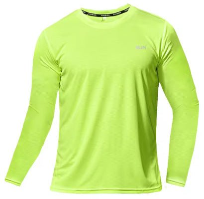 Men's Vibrant Crew - Neck Sports Long Sleeve Shirt - 3D Digital Print – Minimal Elegance | The Simple Co – Men’s Long Sleeves, minimalist style, quiet luxury aesthetic, modern essential – The Simple Co.
