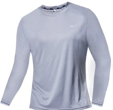 Men's Vibrant Crew - Neck Sports Long Sleeve Shirt - 3D Digital Print – Minimal Elegance | The Simple Co – Men’s Long Sleeves, minimalist style, quiet luxury aesthetic, modern essential – The Simple Co.