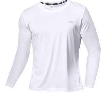 Men's Vibrant Crew - Neck Sports Long Sleeve Shirt - 3D Digital Print – Minimal Elegance | The Simple Co – Men’s Long Sleeves, minimalist style, quiet luxury aesthetic, modern essential – The Simple Co.