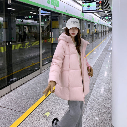 Mid - length Cotton Coat – Minimal Elegance | The Simple Co – Practical cottage, minimalist style, quiet luxury aesthetic, modern essential – The Simple Co.