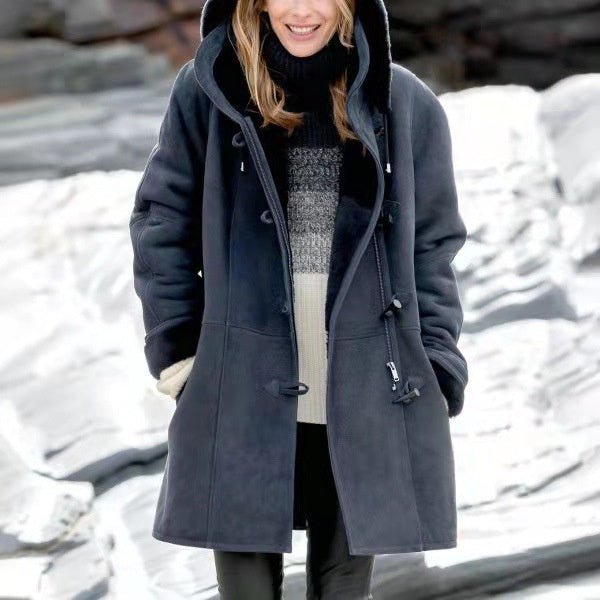 Mid - Length Windbreaker Coat – Minimal Elegance | The Simple Co – Practical cottage, minimalist style, quiet luxury aesthetic, modern essential – The Simple Co.