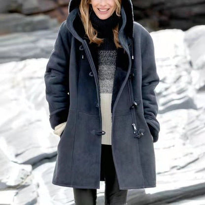 Mid - Length Windbreaker Coat – Minimal Elegance | The Simple Co – Practical cottage, minimalist style, quiet luxury aesthetic, modern essential – The Simple Co.