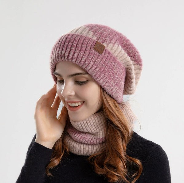 Minimal Knitted Hat & Scarf Set – Minimal Elegance | The Simple Co – Practical cottage, minimalist style, quiet luxury aesthetic, modern essential – The Simple Co.