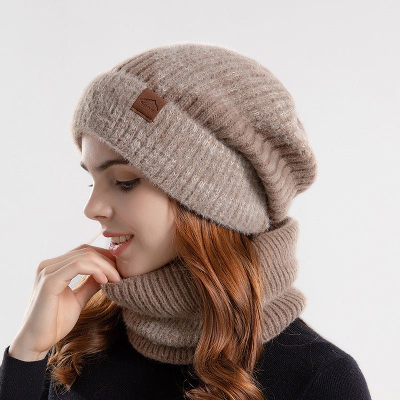 Minimal Knitted Hat & Scarf Set – Minimal Elegance | The Simple Co – Practical cottage, minimalist style, quiet luxury aesthetic, modern essential – The Simple Co.
