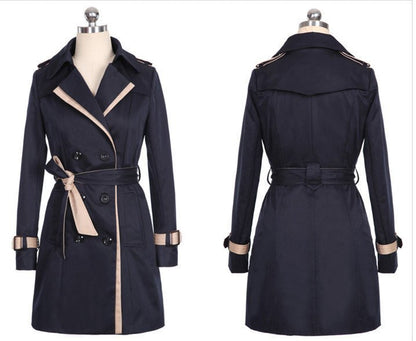 Minimal Long Trench Coat – Minimal Elegance | The Simple Co – Practical cottage, minimalist style, quiet luxury aesthetic, modern essential – The Simple Co.
