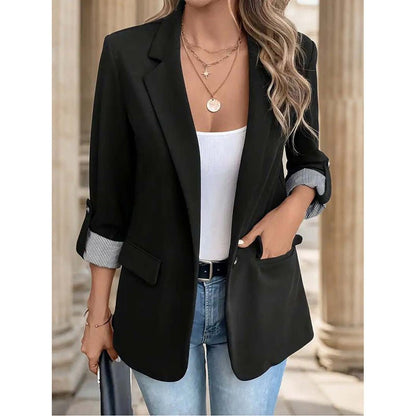 Minimal Office Blazer – Minimal Elegance | The Simple Co – Practical cottage, minimalist style, quiet luxury aesthetic, modern essential – The Simple Co.