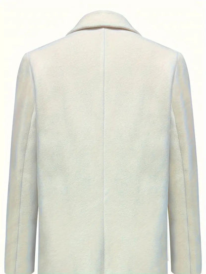 Minimal Solid Color Coat – Minimal Elegance | The Simple Co – Practical cottage, minimalist style, quiet luxury aesthetic, modern essential – The Simple Co.