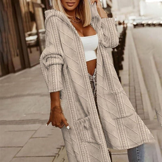 Minimal Textured Hooded Jacket – Minimal Elegance | The Simple Co – Practical cottage, minimalist style, quiet luxury aesthetic, modern essential – The Simple Co.