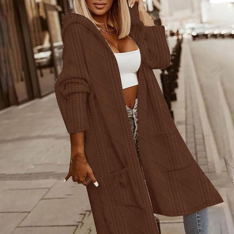 Minimal Textured Hooded Jacket – Minimal Elegance | The Simple Co – Practical cottage, minimalist style, quiet luxury aesthetic, modern essential – The Simple Co.