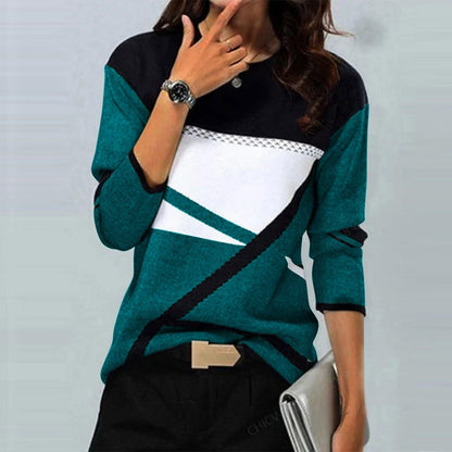 Modern Colorblock Knit Top – Minimal Elegance | The Simple Co – Unisex Tops, minimalist style, quiet luxury aesthetic, modern essential – The Simple Co.