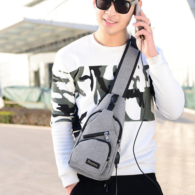Multifunctional Single Shoulder Messenger Bag Men – Minimal Elegance | The Simple Co – Practical cottage, minimalist style, quiet luxury aesthetic, modern essential – The Simple Co.