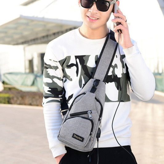 Multifunctional Single Shoulder Messenger Bag Men – Minimal Elegance | The Simple Co – Practical cottage, minimalist style, quiet luxury aesthetic, modern essential – The Simple Co.