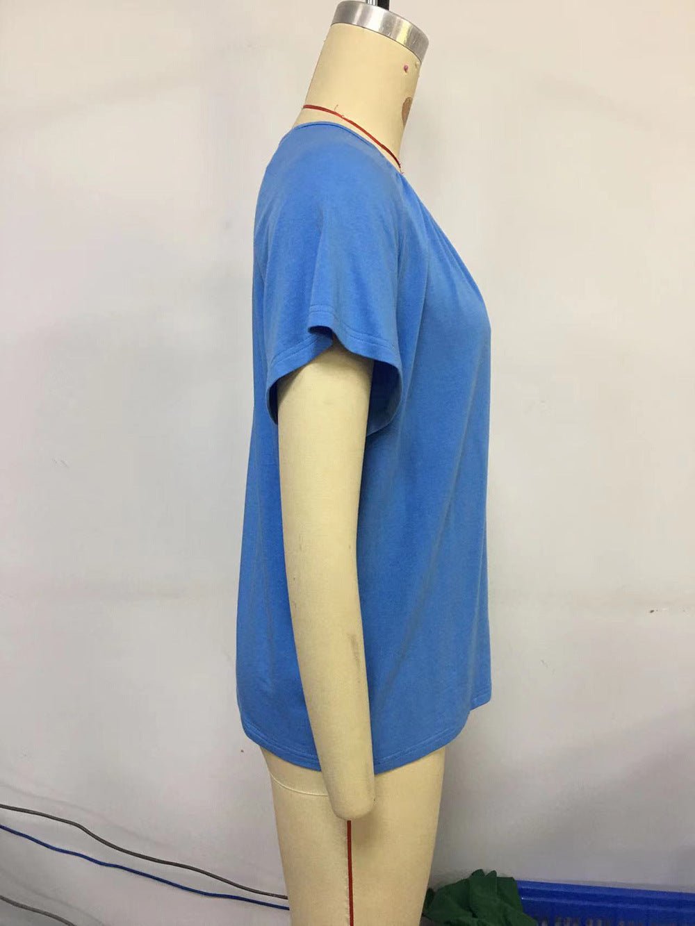 New Round Neck Loose Hollow in L – Effortless Lightweight Summer Top for Women | The Simple Co. – Apparel & Accessories > Clothing > Shirt, minimalist style, quiet luxury aesthetic, modern essential – The Simple Co.