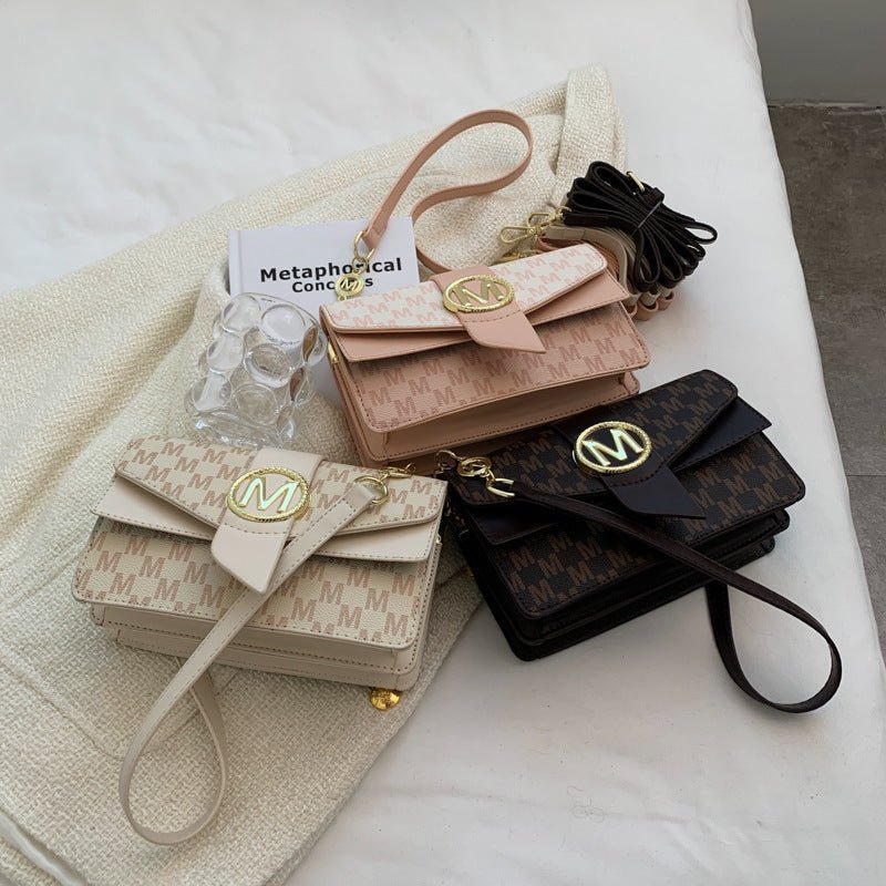 Niche Personality Printed Letter Shoulder Messenger – Minimal Elegance | The Simple Co – Practical cottage, minimalist style, quiet luxury aesthetic, modern essential – The Simple Co.