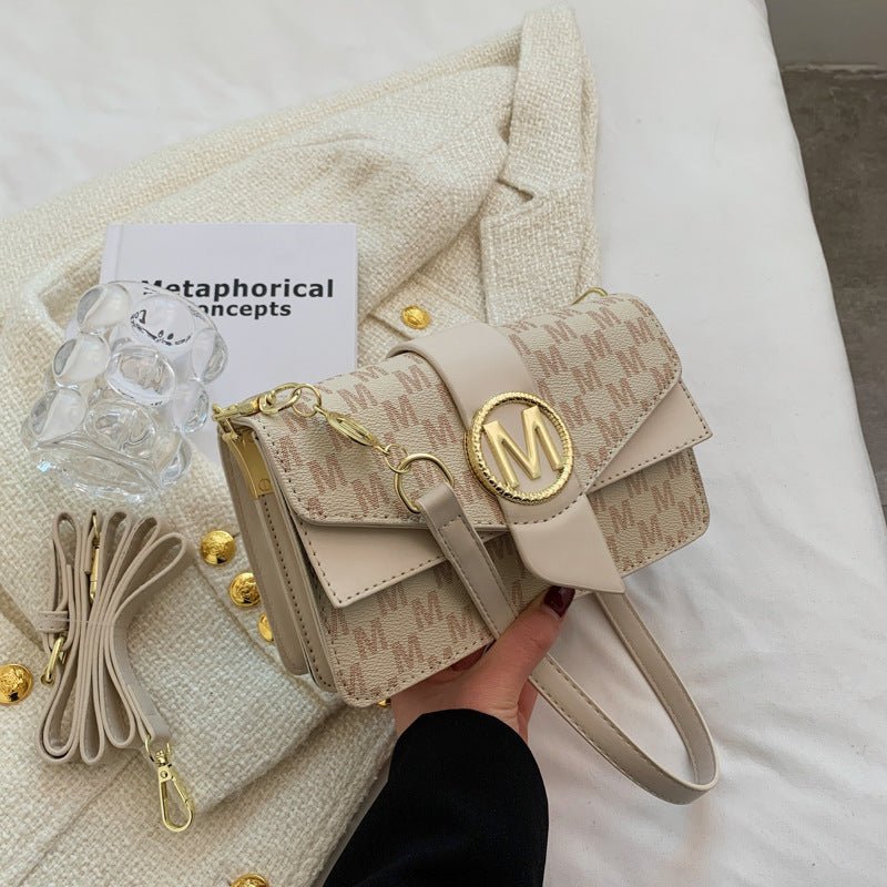 Niche Personality Printed Letter Shoulder Messenger – Minimal Elegance | The Simple Co – Practical cottage, minimalist style, quiet luxury aesthetic, modern essential – The Simple Co.