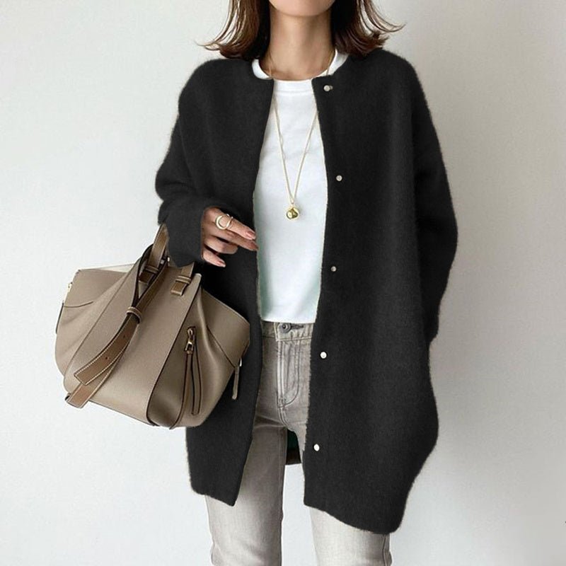 Oversized Wool - Like Coat – Minimal Elegance | The Simple Co – Practical cottage, minimalist style, quiet luxury aesthetic, modern essential – The Simple Co.