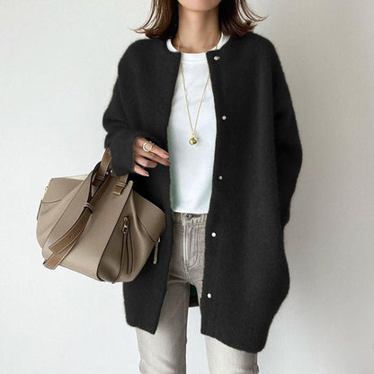 Oversized Wool - Like Coat – Minimal Elegance | The Simple Co – Practical cottage, minimalist style, quiet luxury aesthetic, modern essential – The Simple Co.