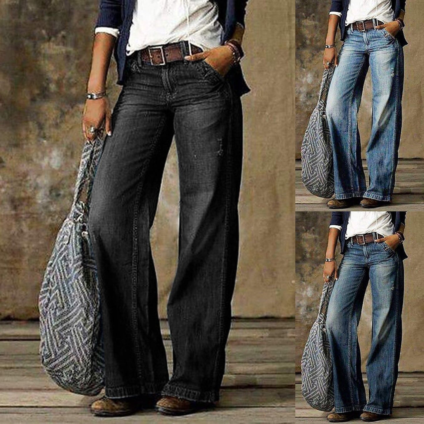Pocket Casual Straight - Leg Jeans – Minimal Elegance | The Simple Co – Practical cottage, minimalist style, quiet luxury aesthetic, modern essential – The Simple Co.
