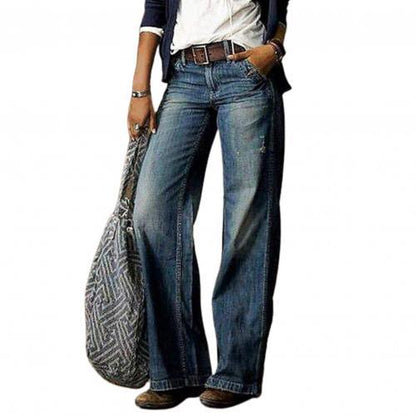 Pocket Casual Straight - Leg Jeans – Minimal Elegance | The Simple Co – Practical cottage, minimalist style, quiet luxury aesthetic, modern essential – The Simple Co.