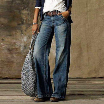 Pocket Casual Straight - Leg Jeans – Minimal Elegance | The Simple Co – Practical cottage, minimalist style, quiet luxury aesthetic, modern essential – The Simple Co.
