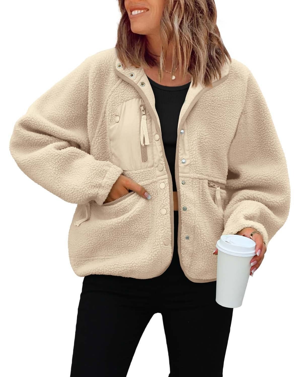 Polar Fleece Sports Jacket – Minimal Elegance | The Simple Co – Practical cottage, minimalist style, quiet luxury aesthetic, modern essential – The Simple Co.