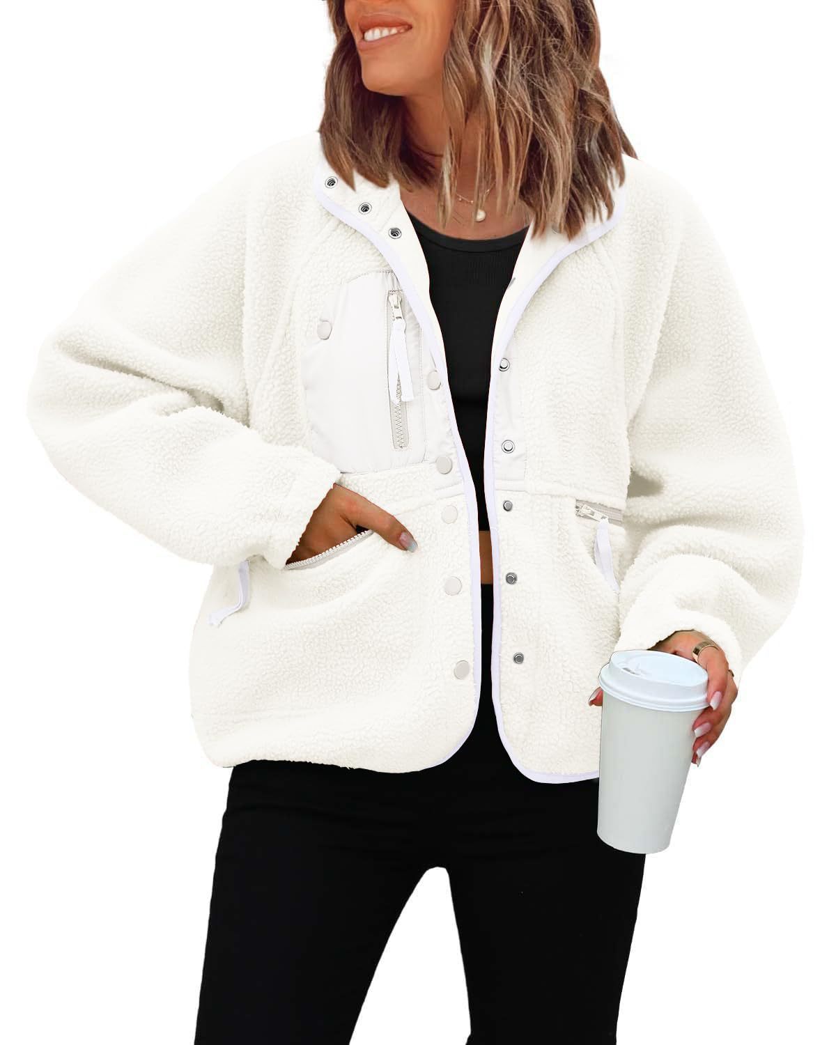 Polar Fleece Sports Jacket – Minimal Elegance | The Simple Co – Practical cottage, minimalist style, quiet luxury aesthetic, modern essential – The Simple Co.