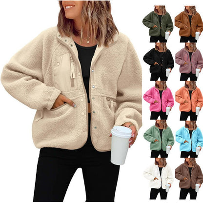 Polar Fleece Sports Jacket – Minimal Elegance | The Simple Co – Practical cottage, minimalist style, quiet luxury aesthetic, modern essential – The Simple Co.