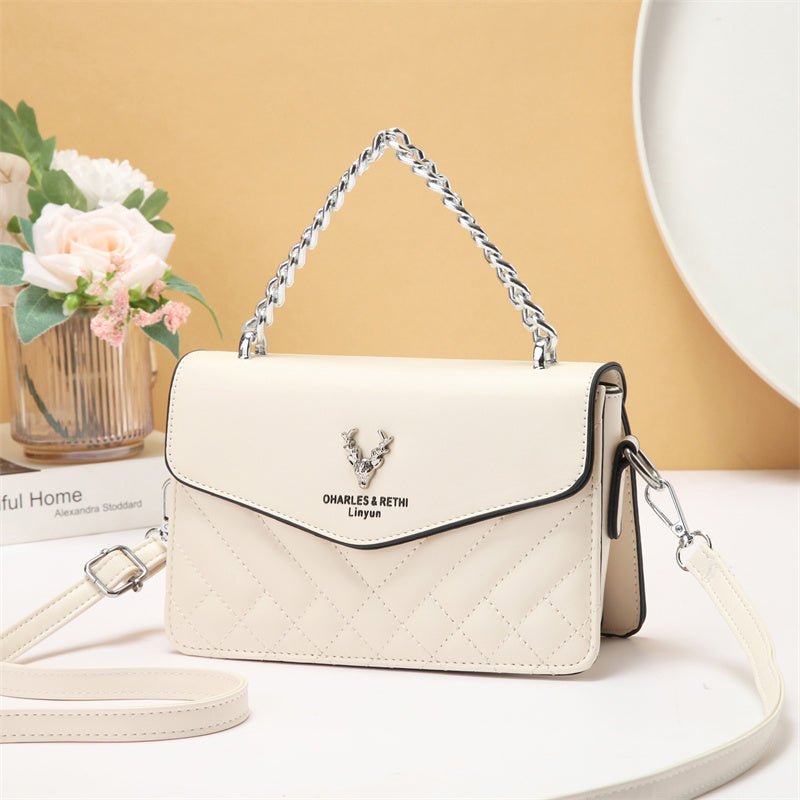 Quilted Mini Shoulder Bag - Retro Waterproof Chain Handbag – Minimal Elegance | The Simple Co – Bags & Accessories, minimalist style, quiet luxury aesthetic, modern essential – The Simple Co.